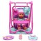 Dream Collection: Baby Doll 4-In-1 High Chair Play Set - Pink & Teal - 12" Doll, Hand-Held Carrier, Feeding Accessories, Realistic Play, Kids Ages 2+